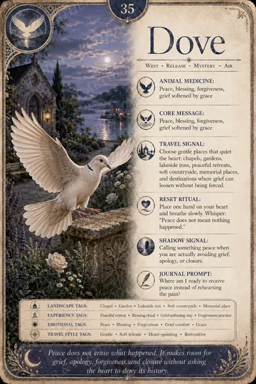 Dove card — West